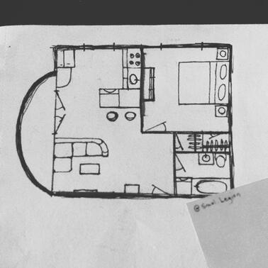 Vee's Rental Layout