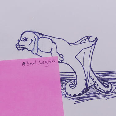 Swimming Guarm (cursed)